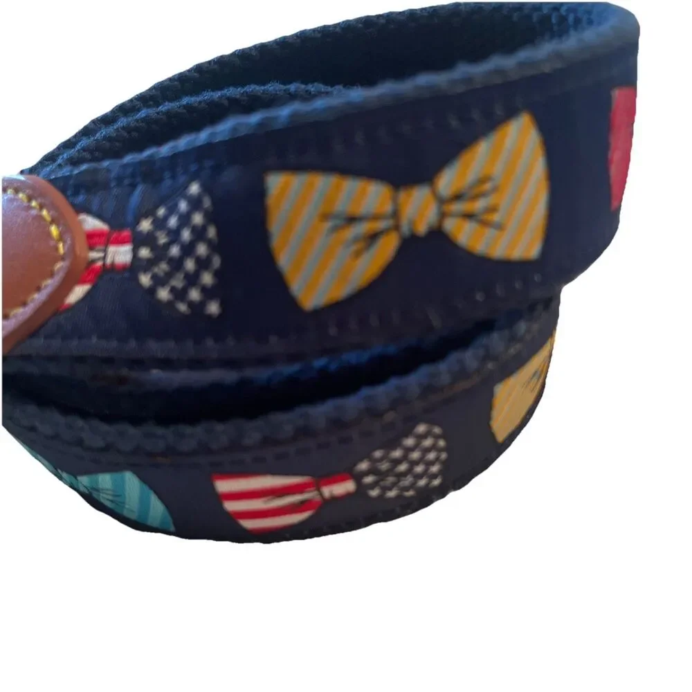 Simply Southern Colorful Bowtie Belt Size 34